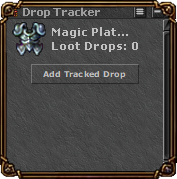 Magic Plate Armor adicionada ao Drop Tracker pela Cyclopedia